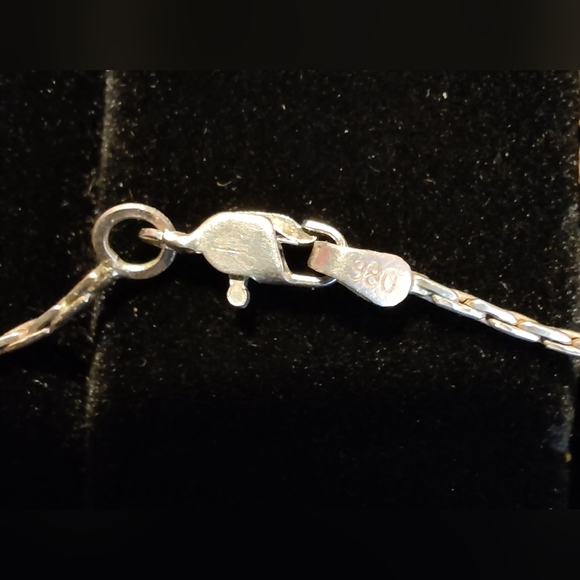 vintage sterling silver 925 jewelry lot 27.7g Liquid Silver Necklace Earrings... - Picture 7 of 12